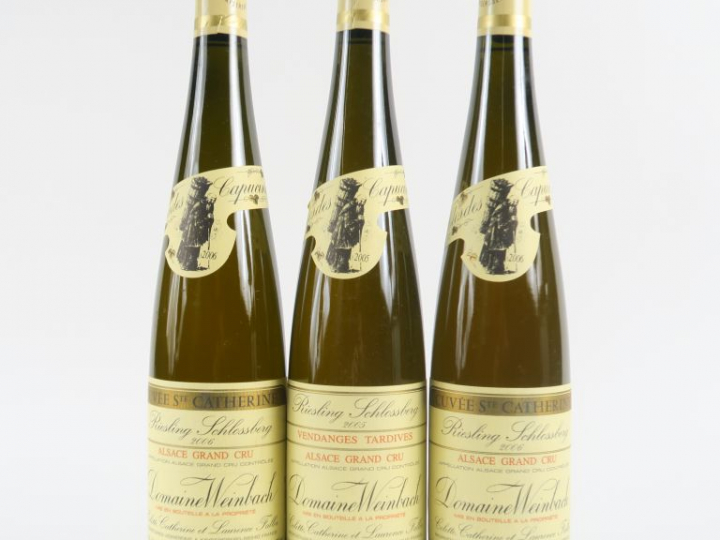 3 BOUTEILLES RIESLING SCHLOSSBERG CLOS DES CAPUCINS DOMAINE WEINBACH -