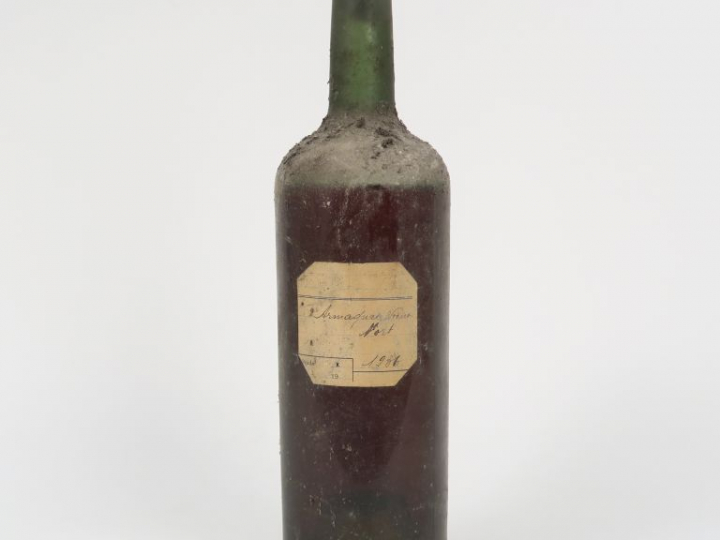 1 BOUTEILLE ARMAGNAC VIEUX FORT - 1936 - ET MANUSCRITE/BS