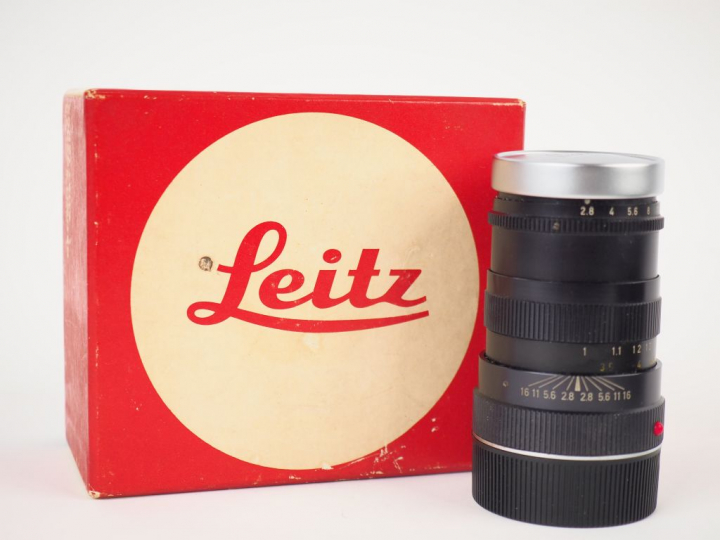 LEITZ Canada. Tele - ELMARIT F=90/1:2,8. Objectif n° 2793999 avec sa b