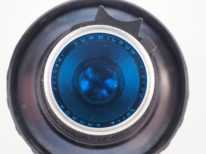 LEITZ Canada. Summicron F=35 mm/1:2. n° 2316591. Objectif avec filtre 