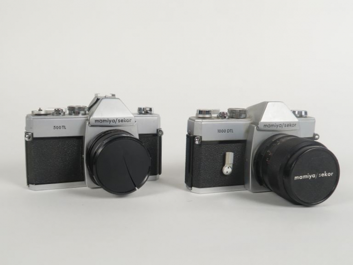 Lot de deux appareils photographiques MAMIYA/SEKOR : - 500 TL n°587989