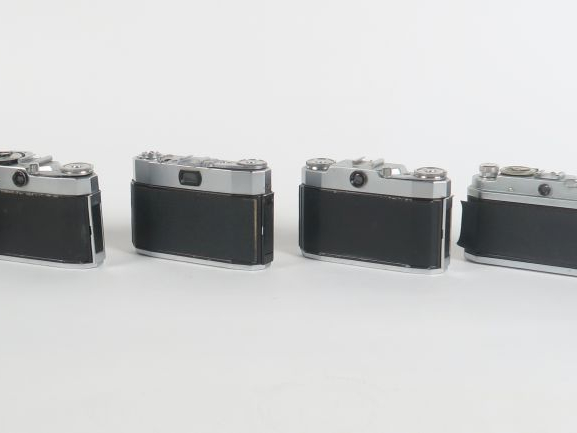 Lot de six appareils photographiques : - SAVOY 3F - SAVOY - FOCA FLEX 