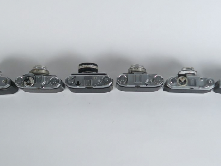 Lot de six appareils photographiques : - SAVOY 3F - SAVOY - FOCA FLEX 