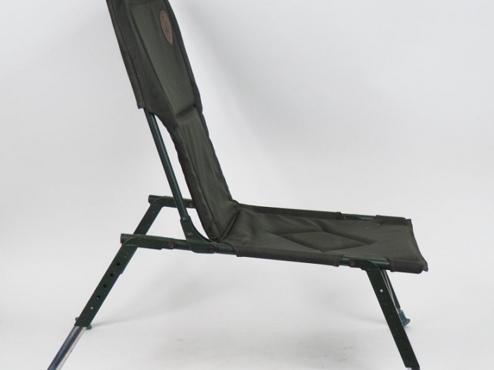 Lot de 4 chaises pliantes de pêche en tissu et métal