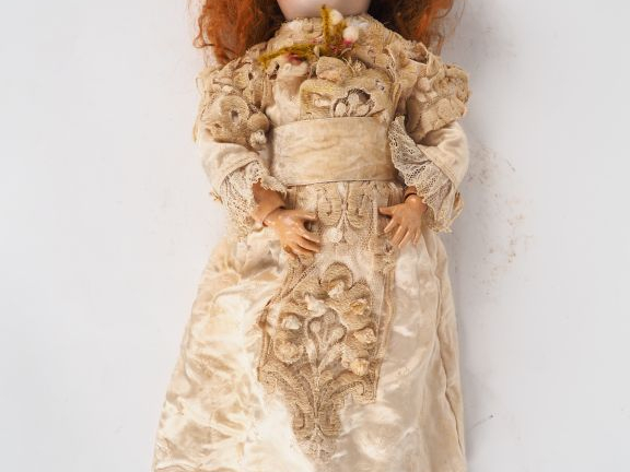 Poupée hybride, tête de fabrication française SFBJ, moule jumeau aux y