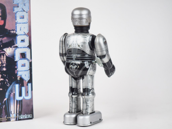 Robot BILLIKEN Robocop III 1992. Avec sa boîte d'origine. H. 21,5 cm