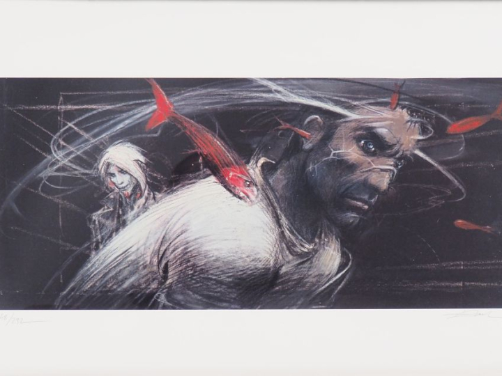 ENKI BILAL. '32 Décembre '. Lithographie, signée et numérotée 48/232. 