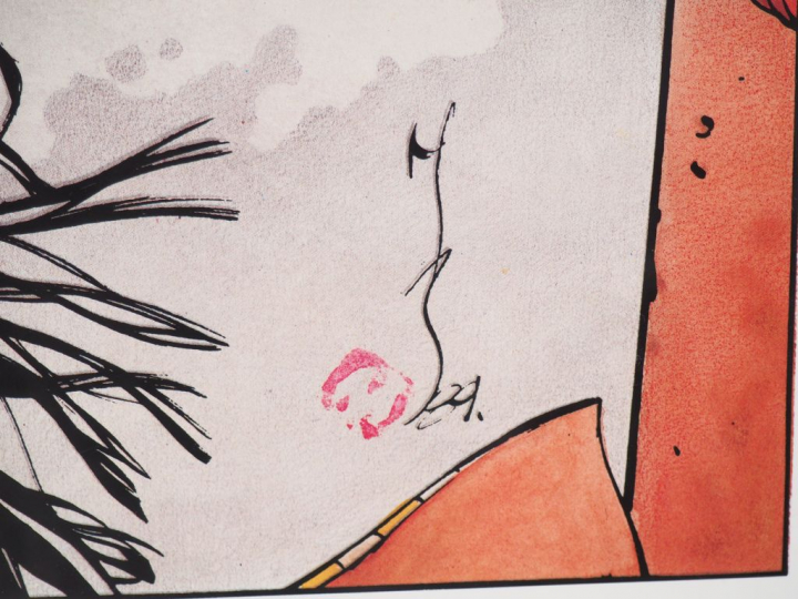 MICHETZ. 'Kogarastu'. Affiche. Dim. 69 x 49 cm.