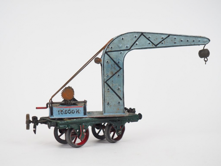 MARKLIN. Ecartement I. Grue de voie 10000 kg avec trace de repeint.