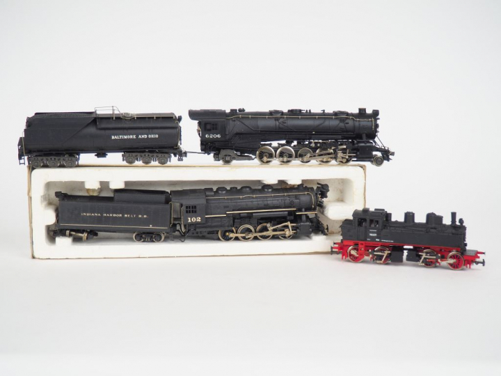 RIVAROSSI HO Matériel roulant lot de 3 locomotives vapeur dont locoten