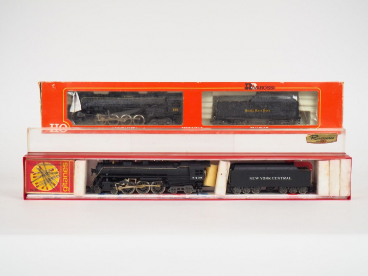 RIVAROSSI HO Matériel roulant 2 locomotives dont loco US type 232 N 54