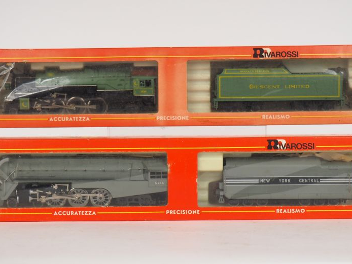 RIVAROSSI HO Matériel roulant lot de 2 locomotive type vapeur dont réf