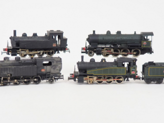 Vente aux enchères JOUEF HO Matériel roulant lot de 4 locomotives vapeur sans boite dont 