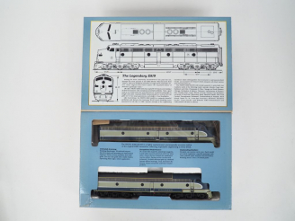 Vente aux enchères LIFE LIKE TRAINS HO matériel roulant dans son coffret d’origine motric