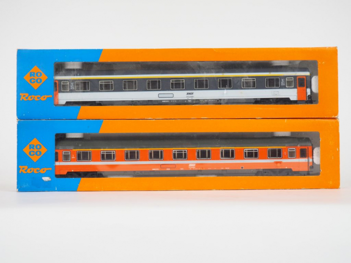 ROCO HO lot de wagons de marchandises HO 5 pièces sans boite on y join