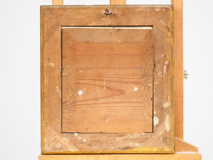 Ecole française XIXème. "Portrait de femmes". Paire de dessins rehauss