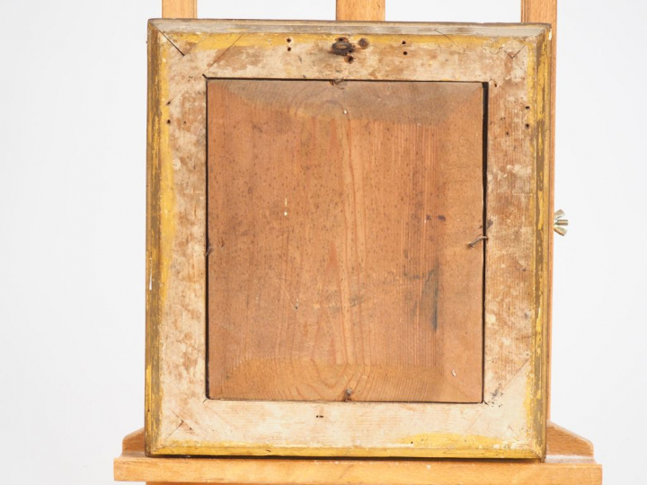 Ecole française XIXème. "Portrait de femmes". Paire de dessins rehauss