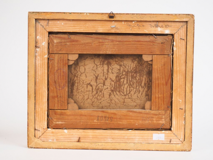 Ecole française début XIXème. "Nid d'oiseaux". Huile sur toile. Dim. 1