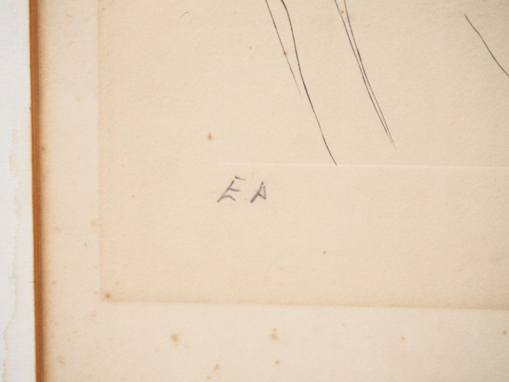 Salvador DALI. Epreuve d'artiste signée en bas à droite. Dim. (à vue) 