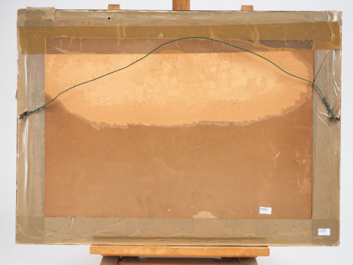 Georges MANZANA-PISSARRO. "Oiseaux branchés". Lithographie signée en h