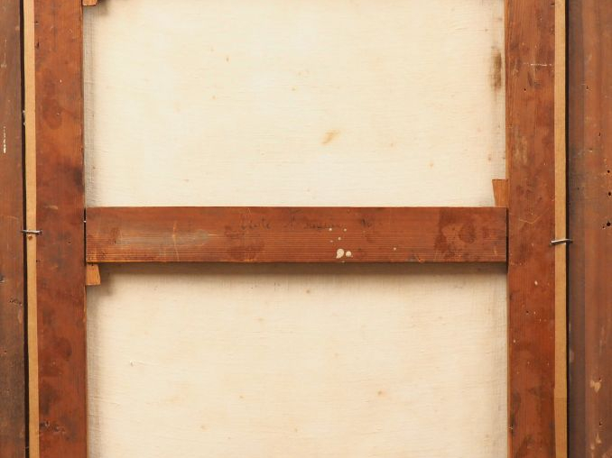 Constant TROYON. "Bergère et son troupeau près d'un lac". Huile sur to