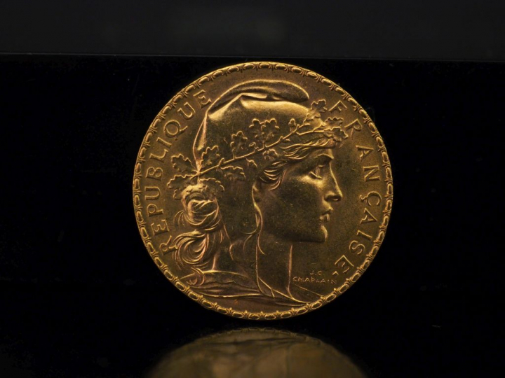 Pièce de 20 Francs or, 1907. FRAIS ACHETEUR 10% HT.   