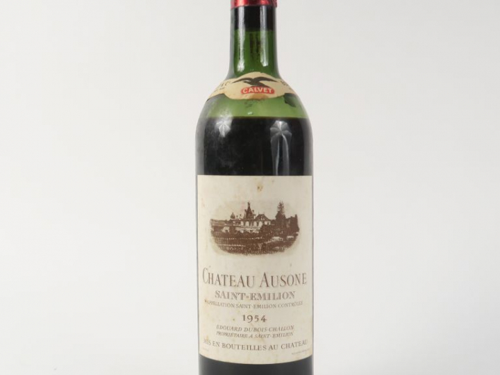1 BOUTEILLE CHÂTEAU AUSONE ST EMILION - 1954 - BEP-VIDANGE