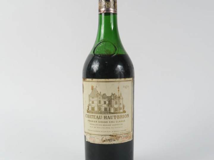 1 BOUTEILLE CHÂTEAU HAUT BRION 1er GCC GRAVES - 1970 - 6,5 CM/ELD/CAPS