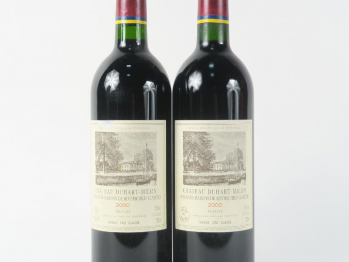 2 BOUTEILLES CHÂTEAU DUHART MILON GCC PAUILLAC - 2000