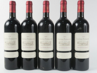 Vente aux enchères 5 BOUTEILLES CHÂTEAU FONRAZADE GC ST EMILION - 2001