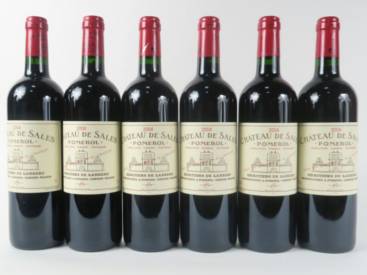 6 BOUTEILLES CHÂTEAU DE SALES POMEROL - 2004