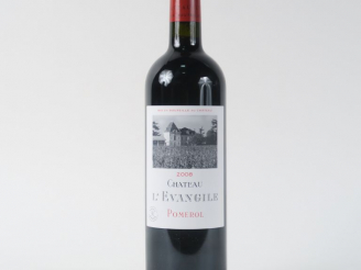 Vente aux enchères 1 BOUTEILLE CHÂTEAU L'EVANGILE POMEROL - 2008