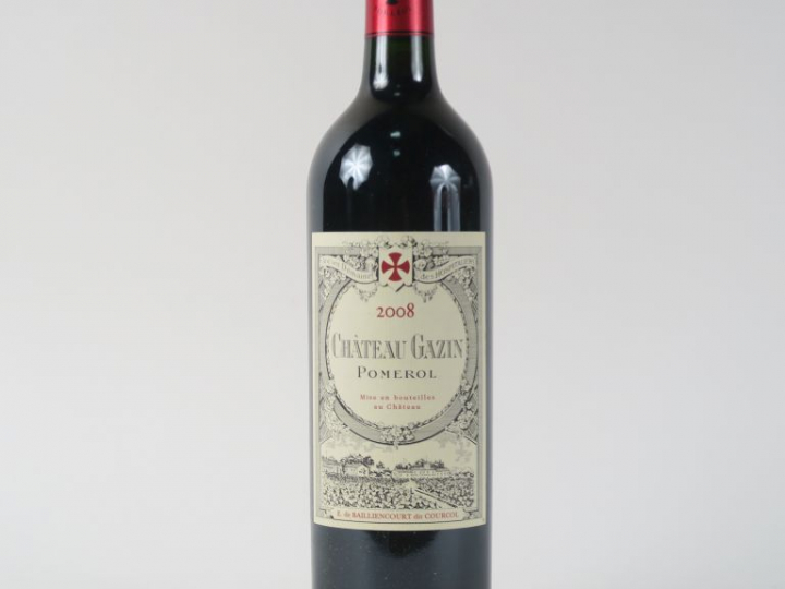 1 BOUTEILLE CHÂTEAU GAZIN POMEROL - 2008
