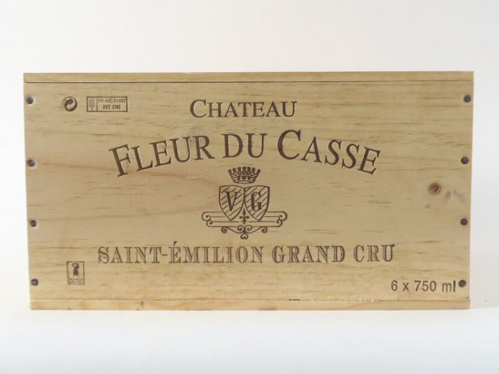 6 BOUTEILLES CHÂTEAU FLEUR DU CASSE GC ST EMILION - 2010 - CBO