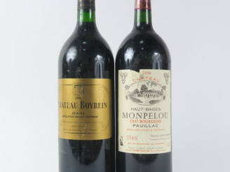Vente aux enchères 2 MAGNUMS : 1 CHÂTEAU HAUT BAGES MONPELOU CB PAUILLAC 1998 ED - 1 CHÂT