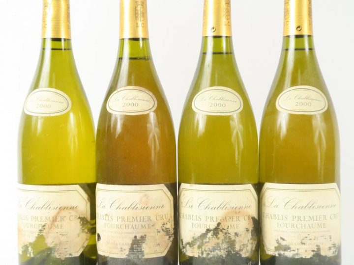 4 BOUTEILLES CHABLIS 1er CRU 'FOURCHAUME' LA CHABLISIENNE - 2000 - EA