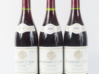 Vente aux enchères 3 BOUTEILLES POMMARD 1er CRU 'EPENOTS' CAVE DE GIVRY - 2000