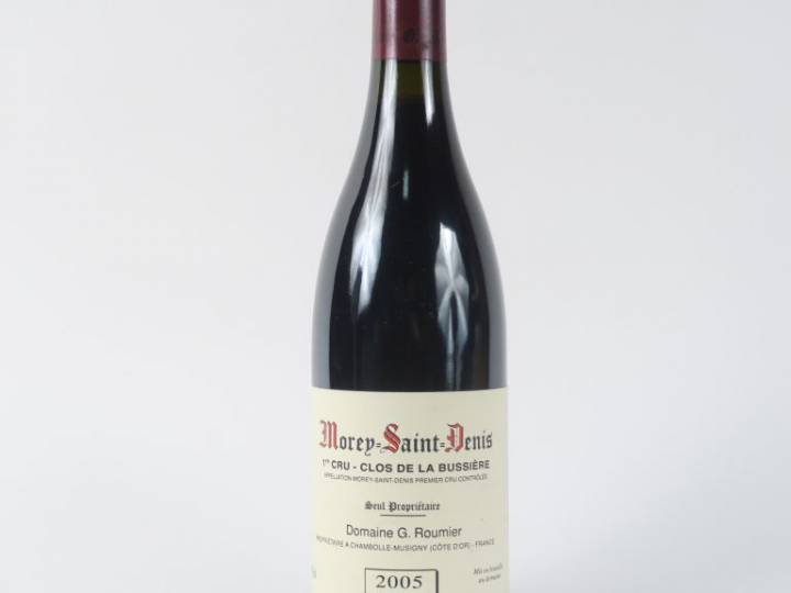 1 BOUTEILLE MOREY SAINT DENIS 1er CRU 'CLOS DE LA BUSSIERE' DOMAINE G.
