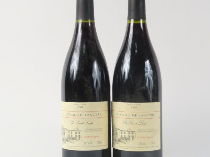 2 BOUTEILLES CHÂTEAU DE LANCYRE 'VIEILLES VIGNES' COTEAUX DU LANGUEDOC