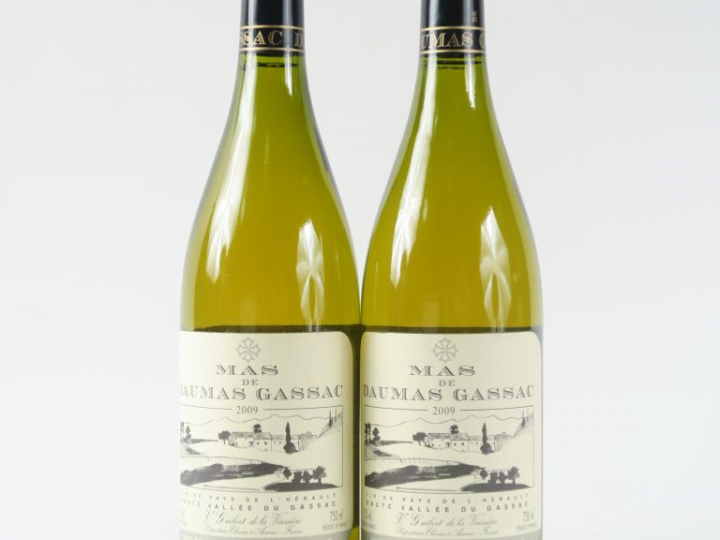 2 BOUTEILLES MAS DE DAUMAS GASSAC BLANC - 2009