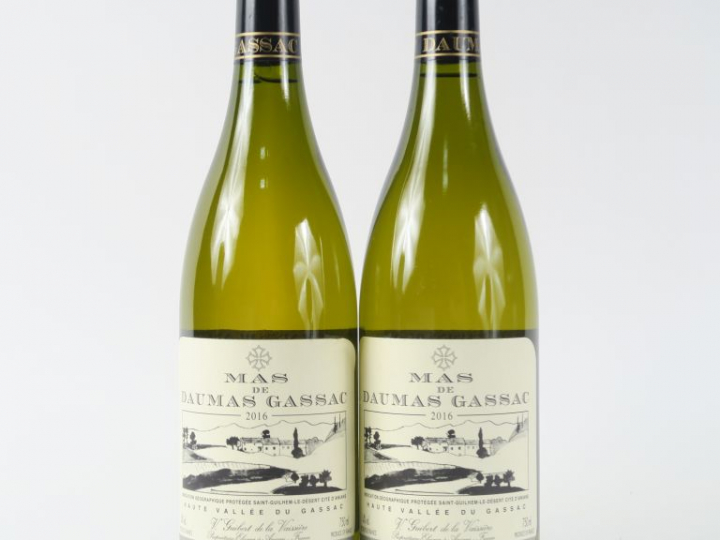 2 BOUTEILLES MAS DE DAUMAS GASSAC BLANC - 2016