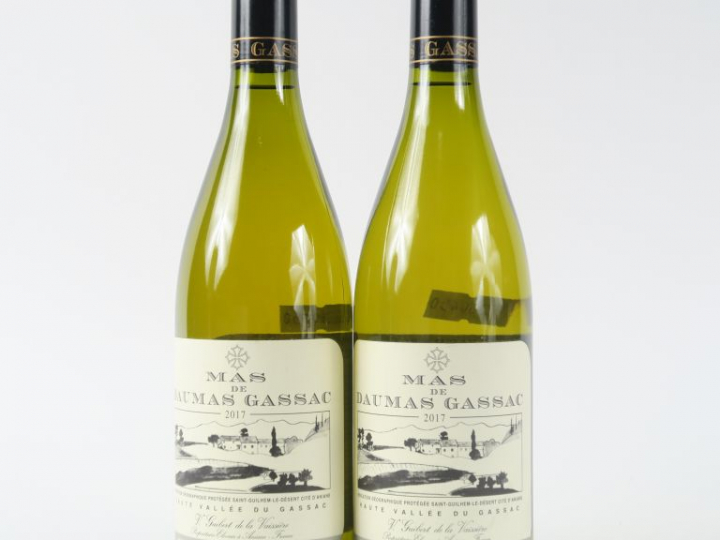 2 BOUTEILLES MAS DE DAUMAS GASSAC BLANC - 2017