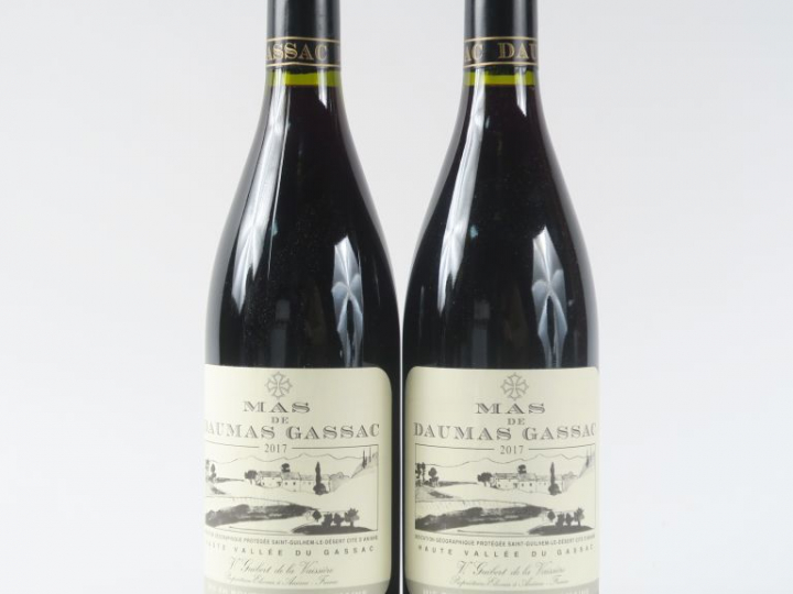 2 BOUTEILLES MAS DE DAUMAS GASSAC ROUGE - 2017