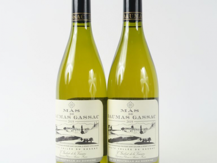 2 BOUTEILLES MAS DE DAUMAS GASSAC BLANC - 2019