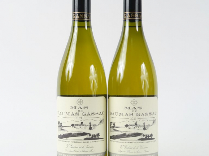 2 BOUTEILLES MAS DE DAUMAS GASSAC BLANC - 2021