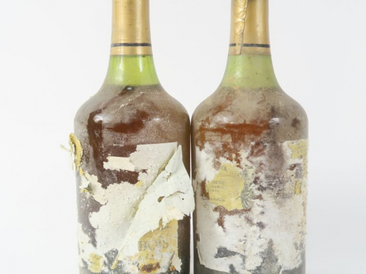 2 BOUTEILLES VIN JAUNE HENRI MAIRE - 1973 - ETA/1 PRÉSUMÉE