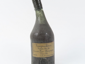 Vente aux enchères 1 BOUTEILLE GRANDE FINE CHAMPAGNE 'POMPADOUR A. AUBINAUD   CIE - 1811