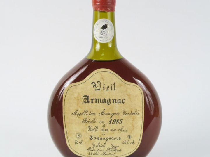 1 BOUTEILLE VIEIL ARMAGNAC GABRIEL ZAGO - 1985