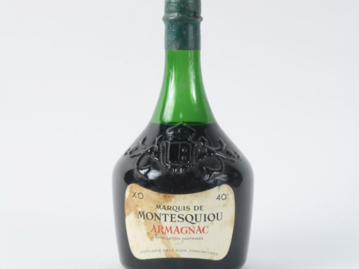 1 BOUTEILLE ARMAGNAC MARQUIS DE MONTESQUIOU 'X.O.' - ET