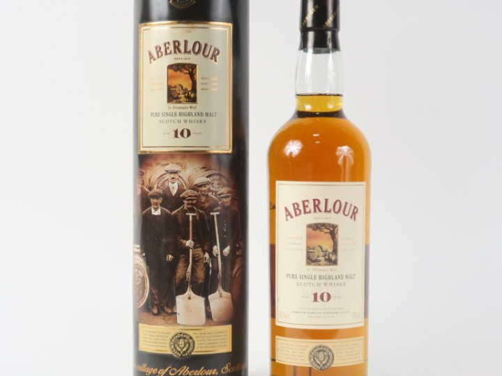 1 BOUTEILLE WHISKY ABERLOUR '10 ANS' 43° - COFFRET